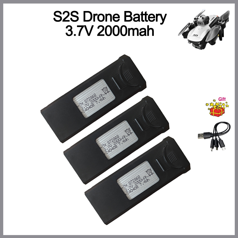 Eachine Drone E58 - S2S Drone Batterij 3.7V 2000mAh Voor