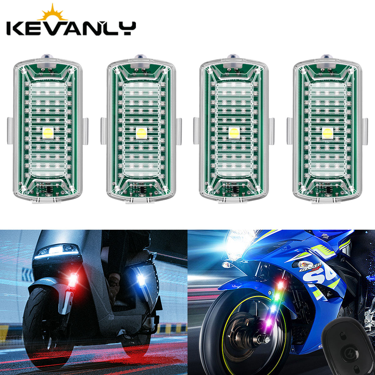 Drone Led Light - Draadloze afstandsbediening LED-stroboscooplicht Multi-modi Flitsindicator Vliegtuig